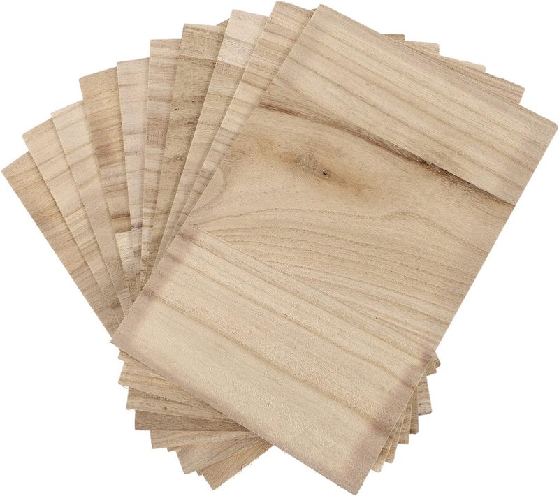 Veemoon 10Pcs Karate Breaking Thin Wood Boards, Taekwondo Training Wooden Boards Rebreakable Martial Arts Performance Board Professional Kungfu Kick for Kids Adult Training Accessory, 3MM Thick - Image 1
